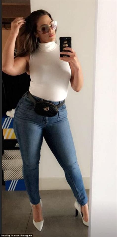 ashley graham playboy|Ashley Graham poses completely nude in a racy mirror selfie.